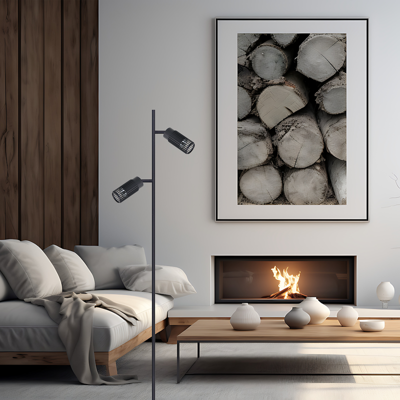 Milagro Vertical 2L floor lamp GU10 H 150cm