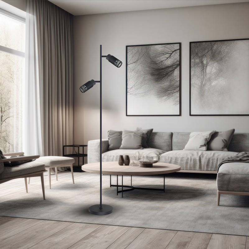 Milagro Vertical 2L floor lamp GU10 H 150cm