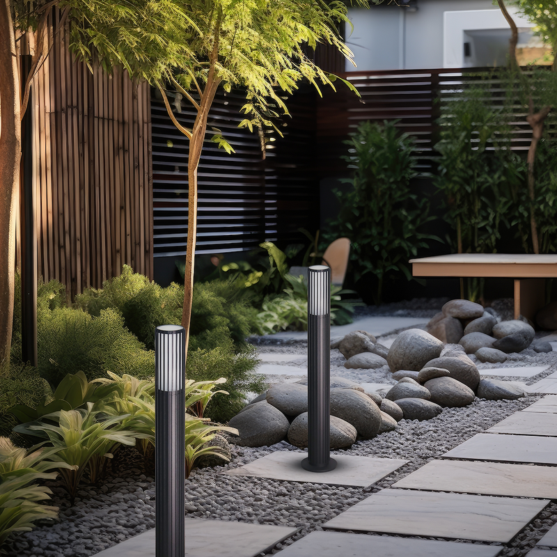 Milagro Vertical 1L street light GU10 H 78.5cm