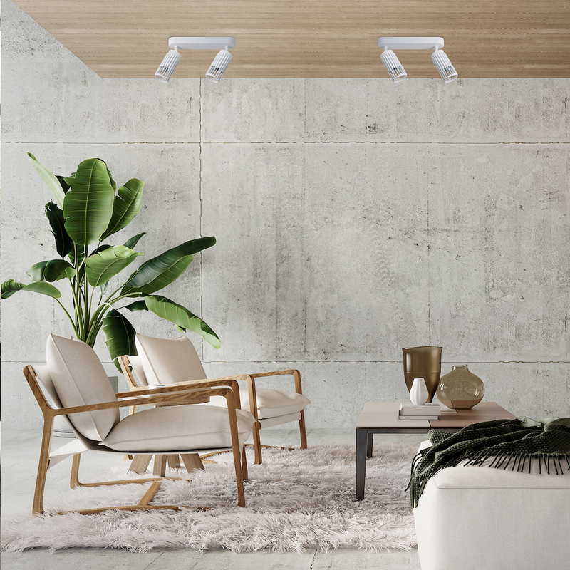 Milagro Vertical 2L ceiling lamp GU10 H 8.6cm