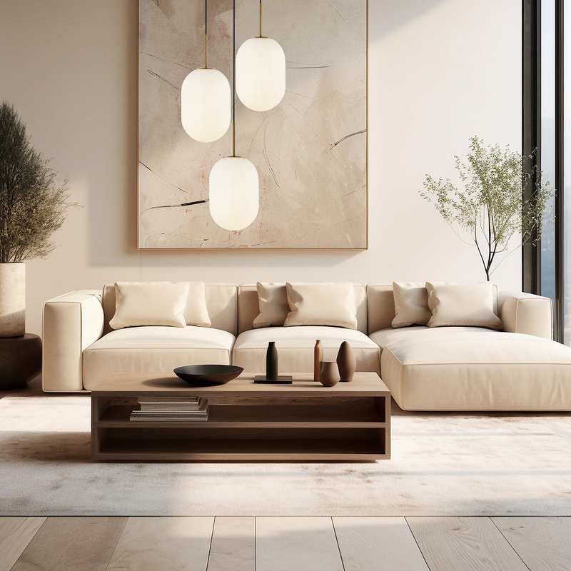 Milagro Alias 3L pendant lamp E14