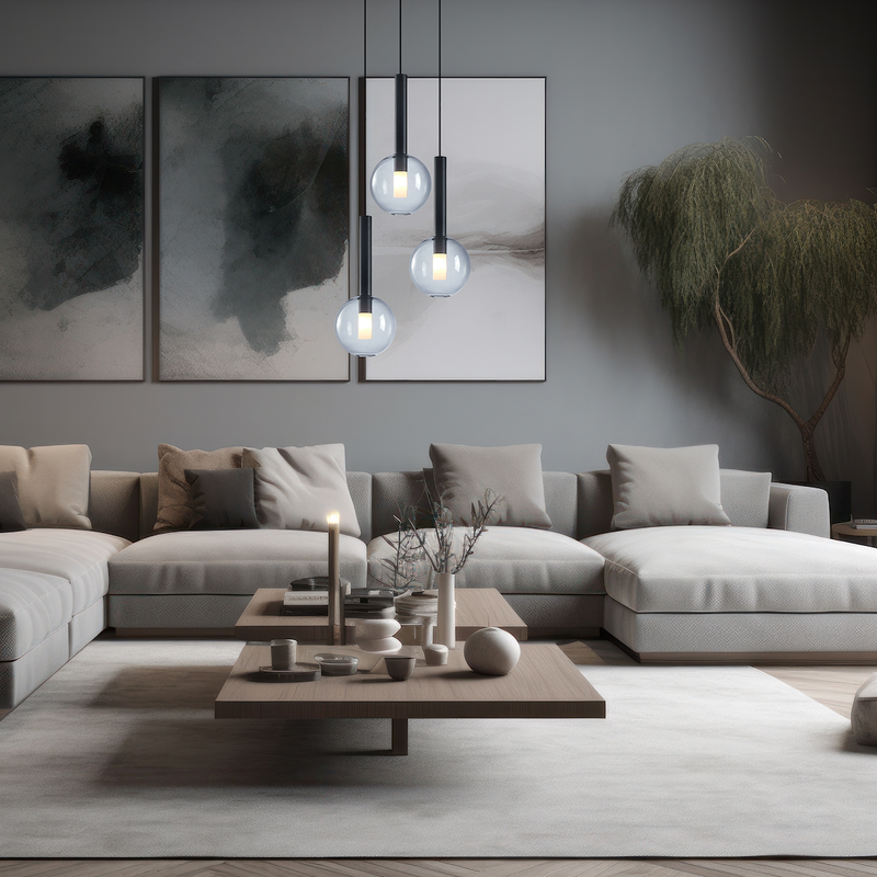 Milagro Nick 3L pendant lamp G9