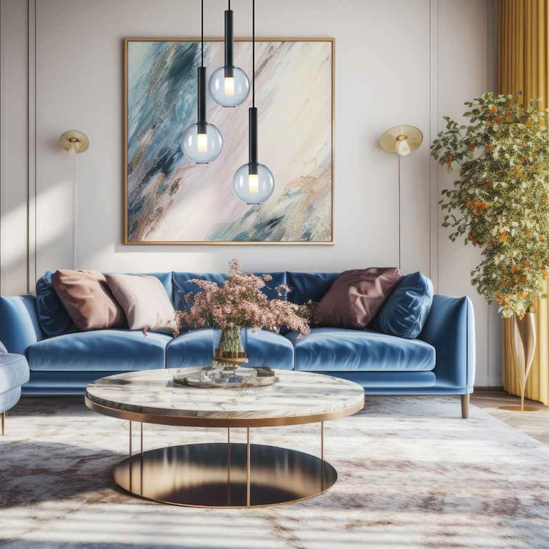 Milagro Nick 3L pendant lamp G9