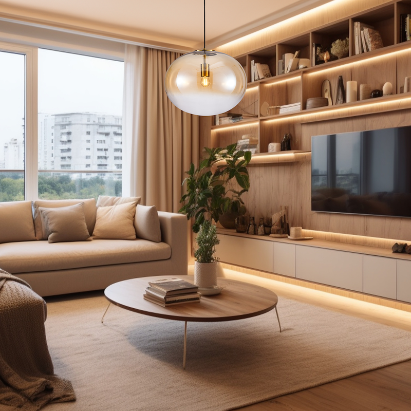 Milagro Campaign 1L pendant lamp E27