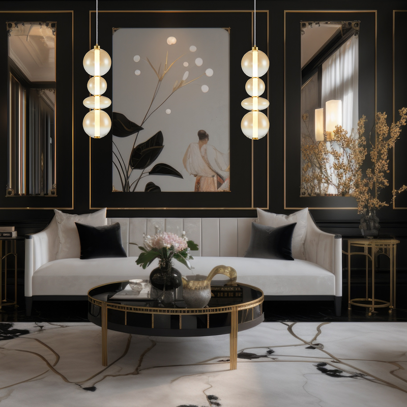 Milagro Daphne pendant lamp LED