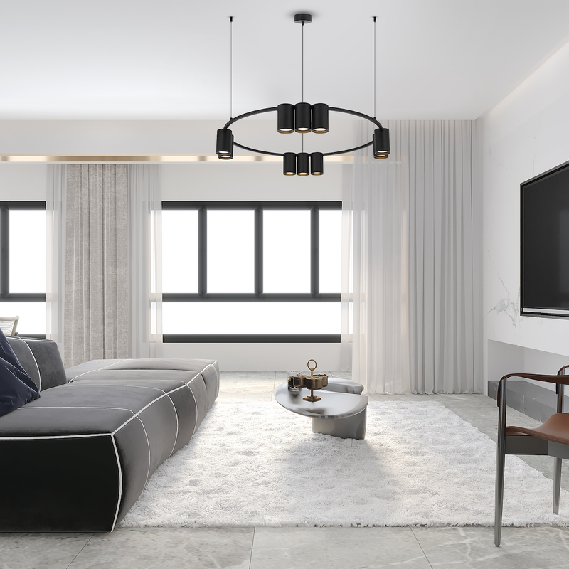 Milagro Genesis 10L pendant lamp GU10