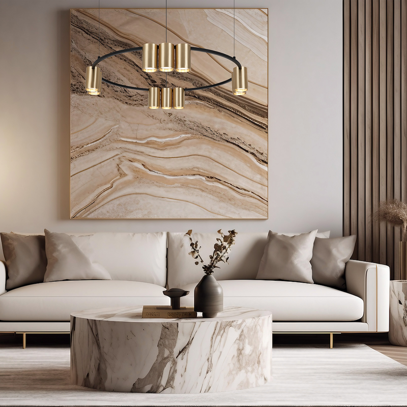 Milagro Genesis 10L pendant lamp GU10