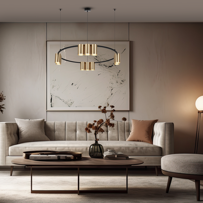 Milagro Genesis 10L pendant lamp GU10