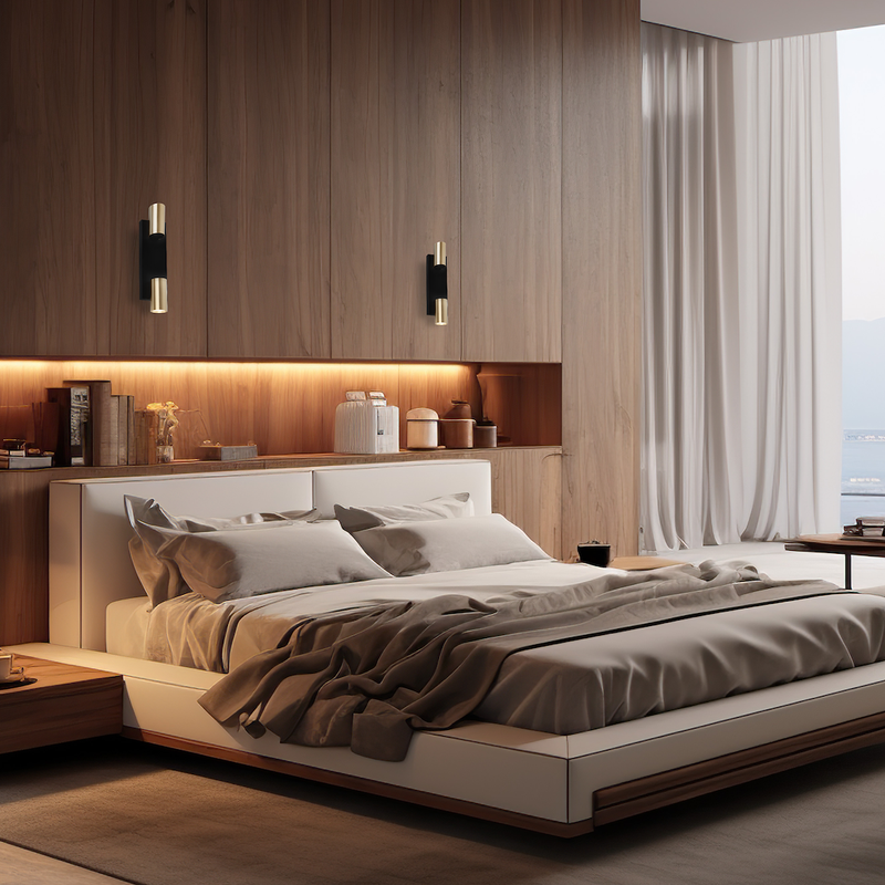 Milagro Genesis 2L wall sconce lamp GU10 H 44cm