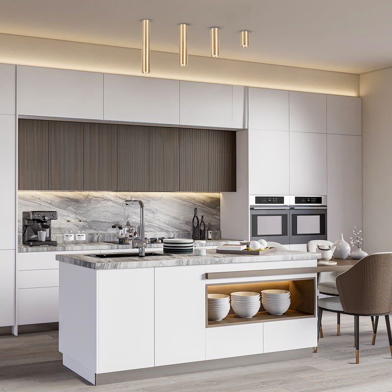 Milagro Genesis 1L ceiling spotlight GU10 H 10cm