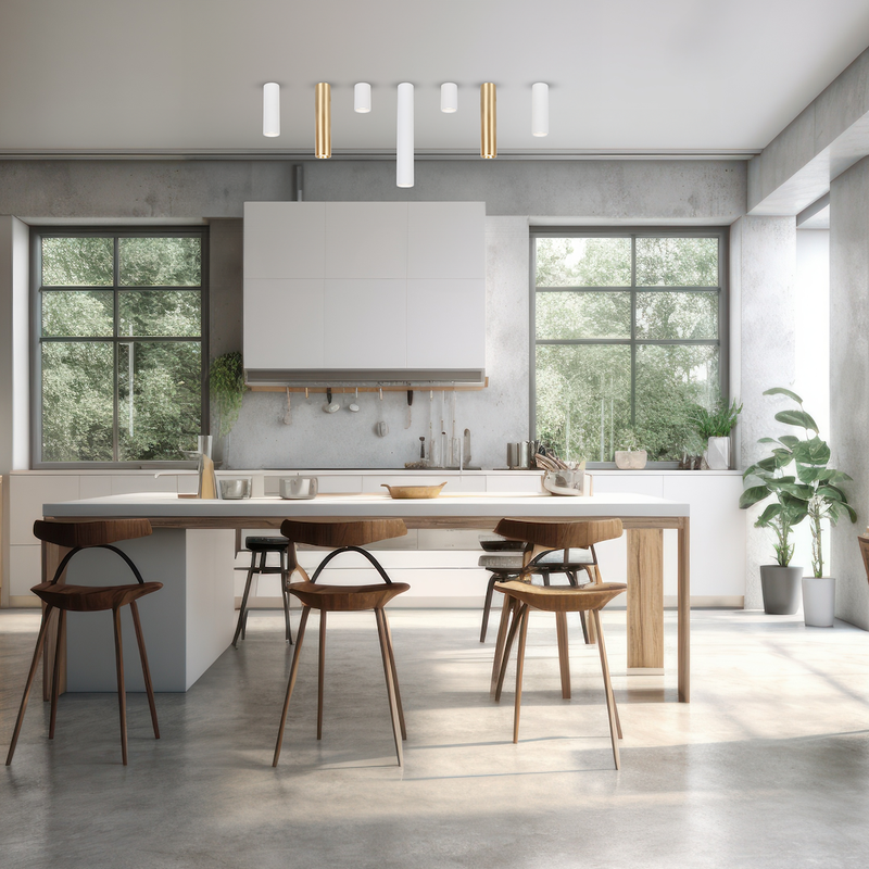 Milagro Genesis 1L ceiling spotlight GU10 H 30cm