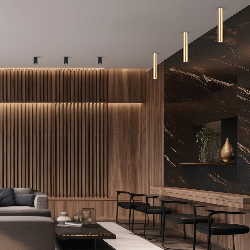 Milagro Genesis 1L ceiling spotlight GU10 H 40cm