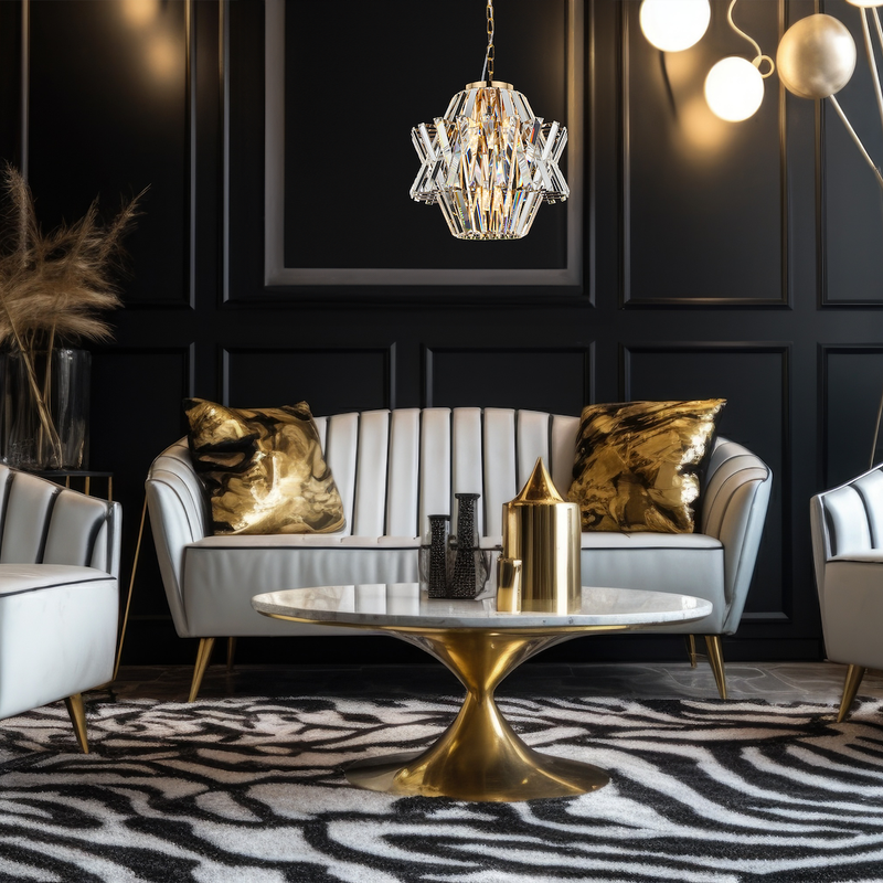 Milagro Crown 4L chandelier E14