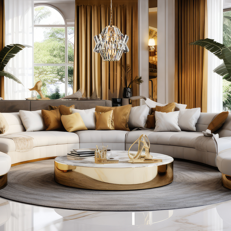 Milagro Crown 4L chandelier E14