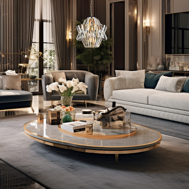 Milagro Crown 4L chandelier E14