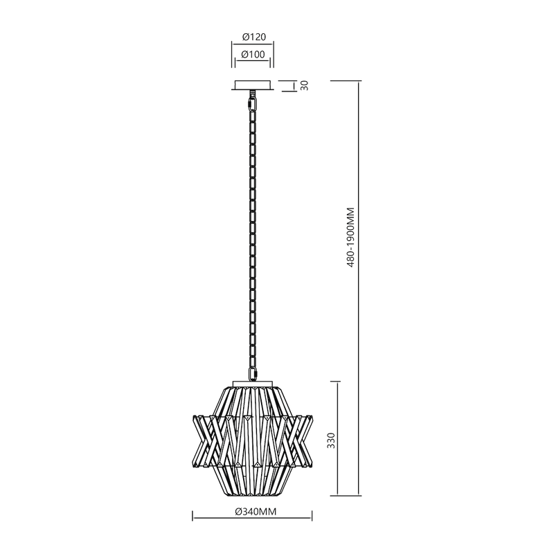 Milagro Crown 4L chandelier E14