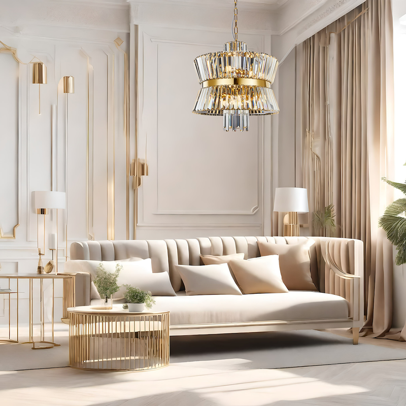 Milagro Aurelia 12L chandelier E14