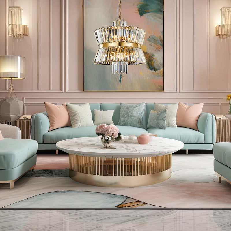 Milagro Aurelia 12L chandelier E14