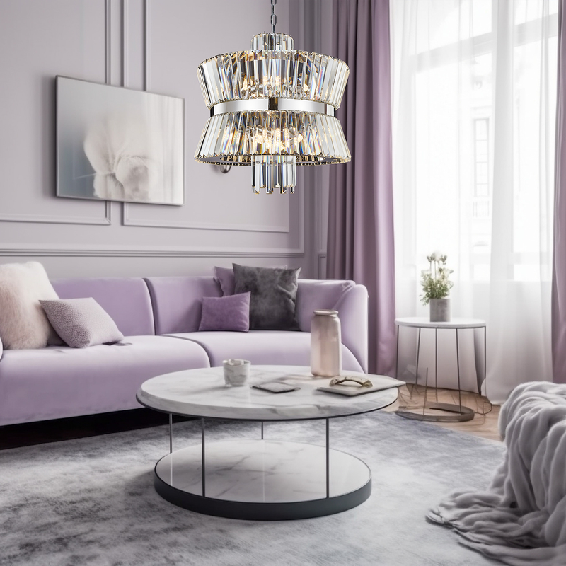 Milagro Aurelia 12L chandelier E14