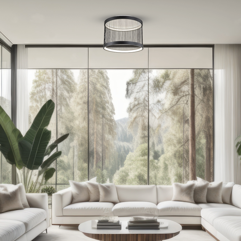 Milagro Guard ceiling lamp LED H 40cm