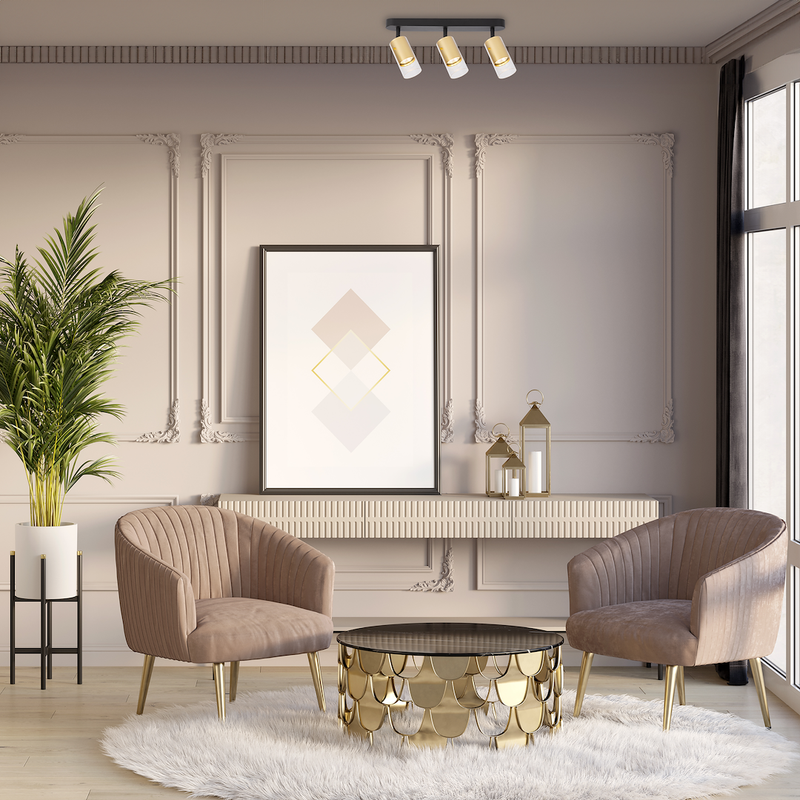 Milagro Ricky 3L ceiling lamp GU10 H 14.3cm