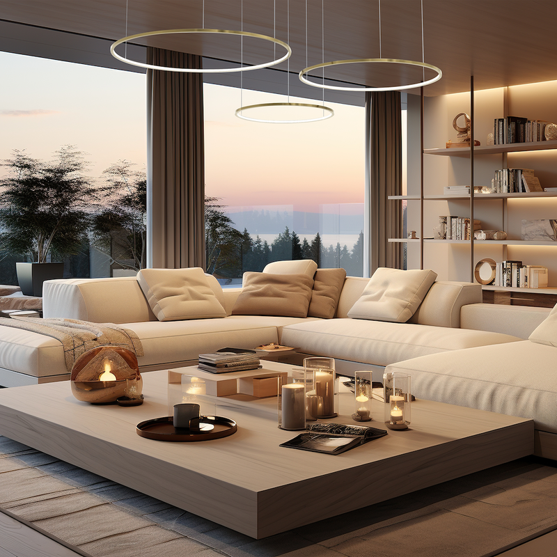 Milagro Saturn 3L pendant lamp LED