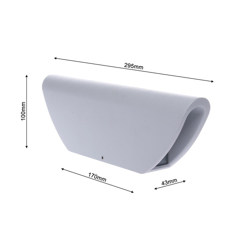 Milagro Facade outdoor wall lamp H 30cm