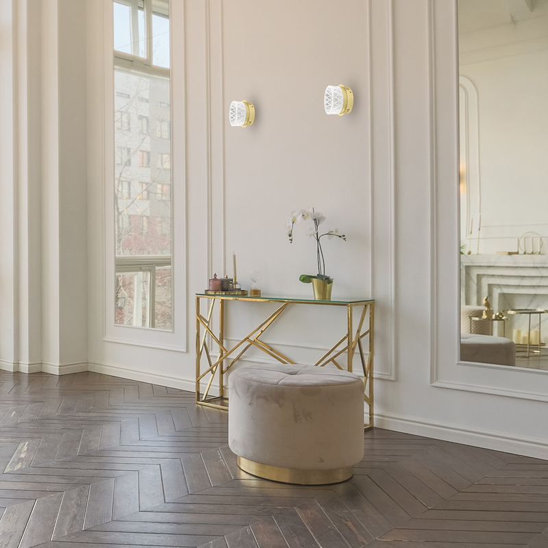 Milagro Elegance 1L wall sconce lamp LED H 12cm