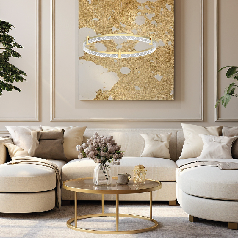 Milagro Elegance 1L pendant lamp LED