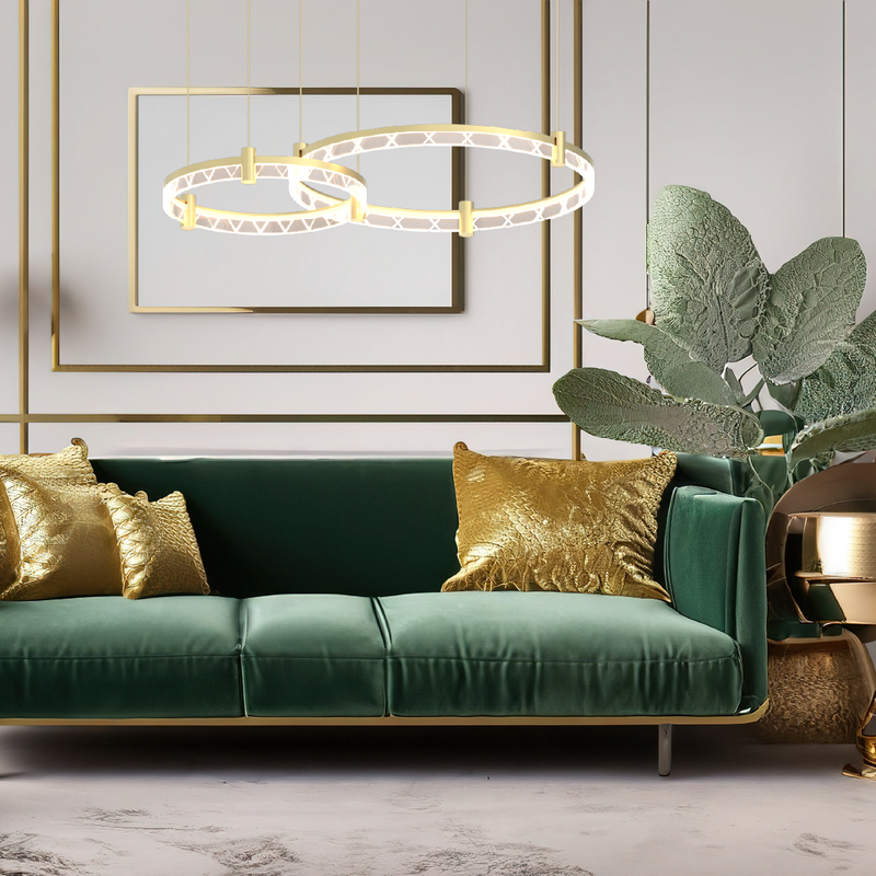 Milagro Elegance 2L pendant lamp LED