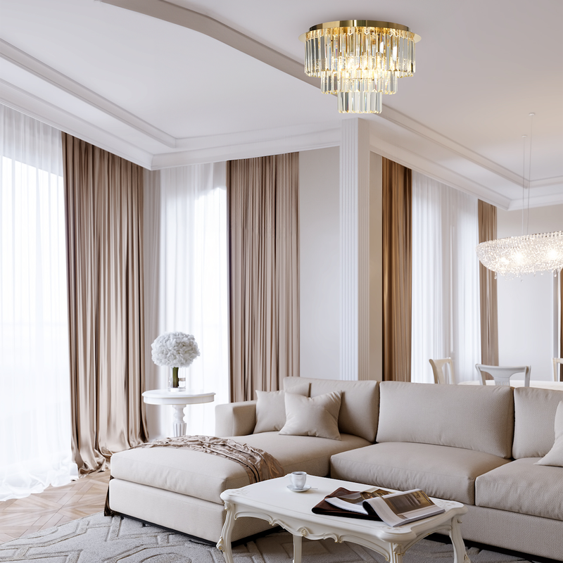 Milagro Milano 6L flush mount ceiling lamp E14