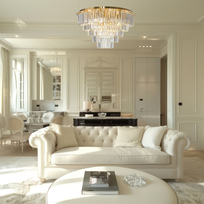 Milagro Milano 12L flush mount ceiling lamp E14