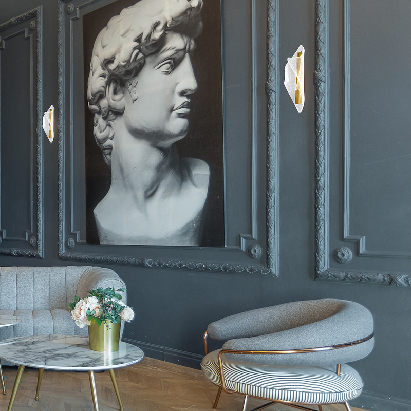 Milagro Largo 1L washer sconce wall lamp LED H 29cm