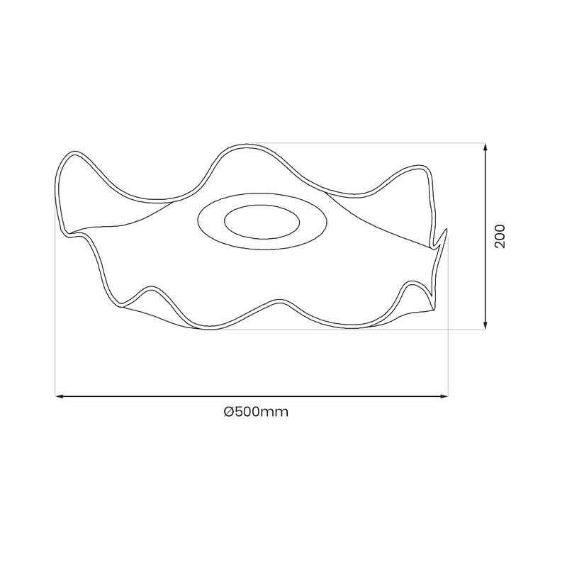 Milagro Largo 1L pendant lamp LED H 20cm