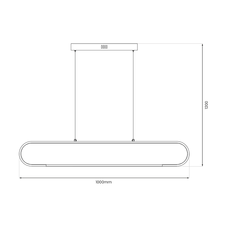 Milagro Led Lm 1L pendant lamp LED