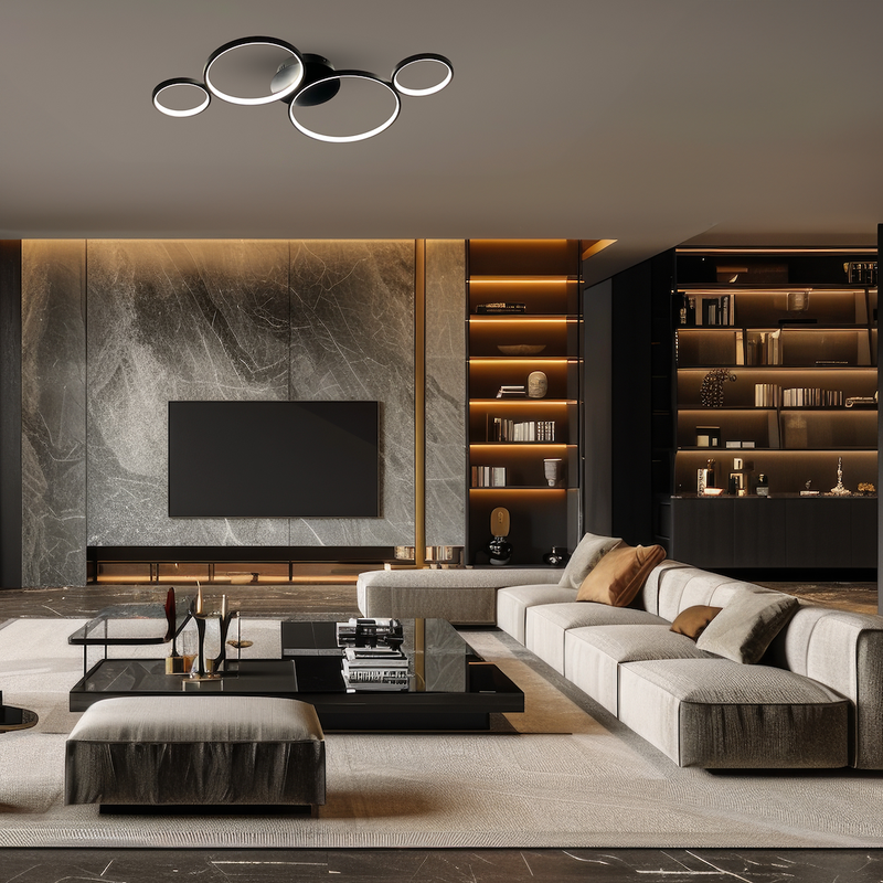 Milagro Led Lm 4L pendant lamp LED H 6cm