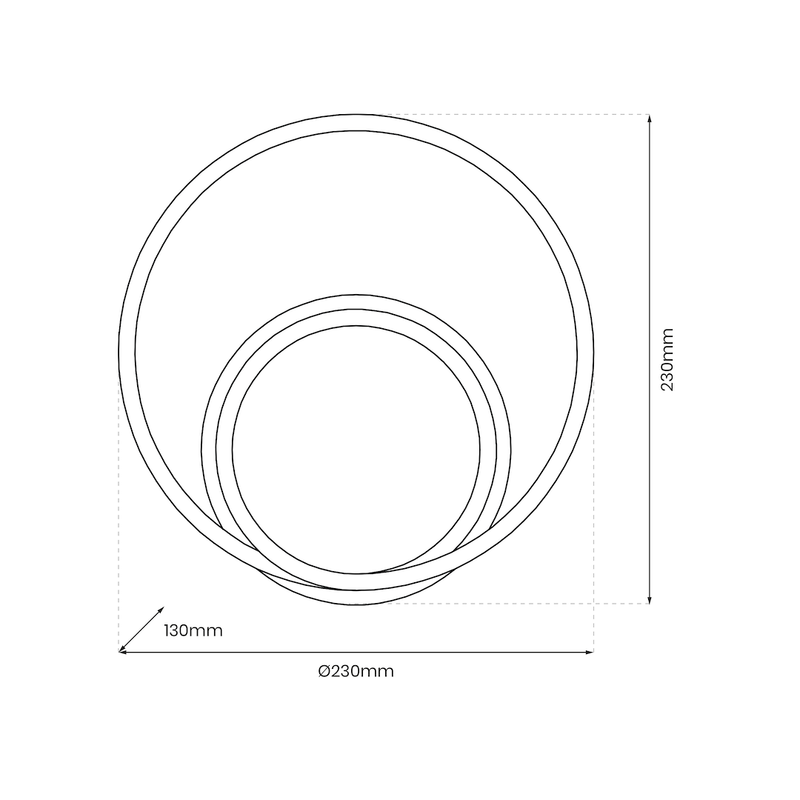 Milagro Lucero 1L wall sconce lamp LED H 23cm