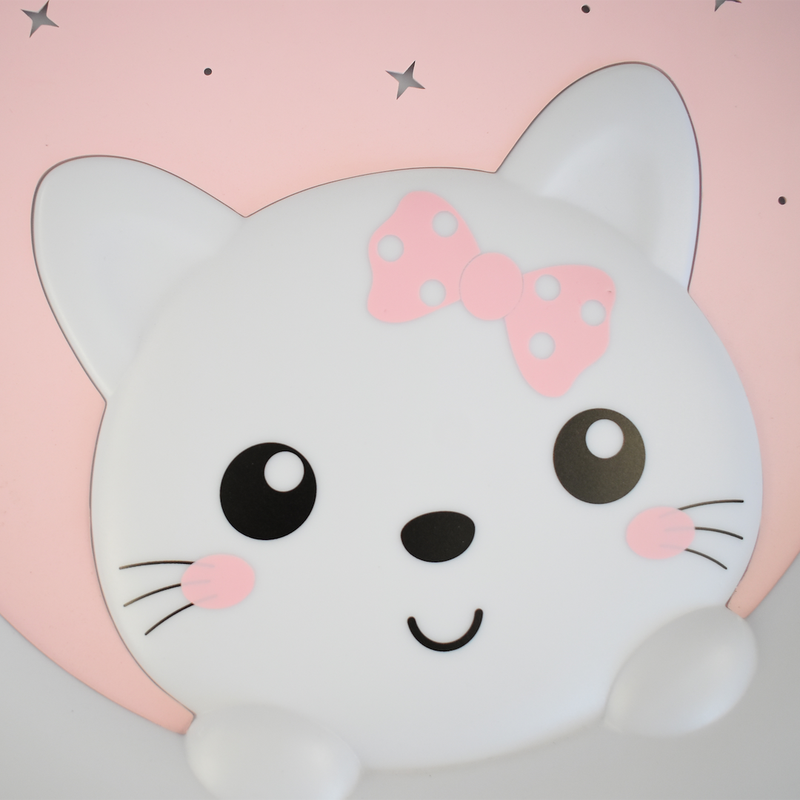 Milagro Mooncat 1L flush mount ceiling lamp LED H 5cm