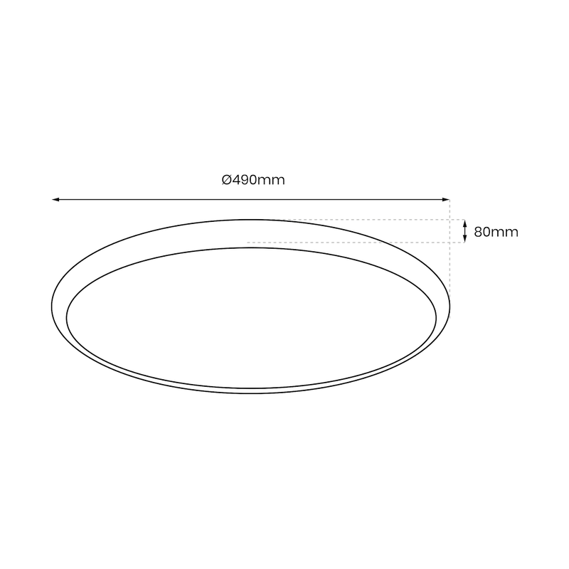 Milagro Mooncat 1L flush mount ceiling lamp LED H 5cm