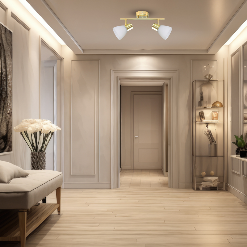 Milagro Jota 2L ceiling lamp E14 H 15cm