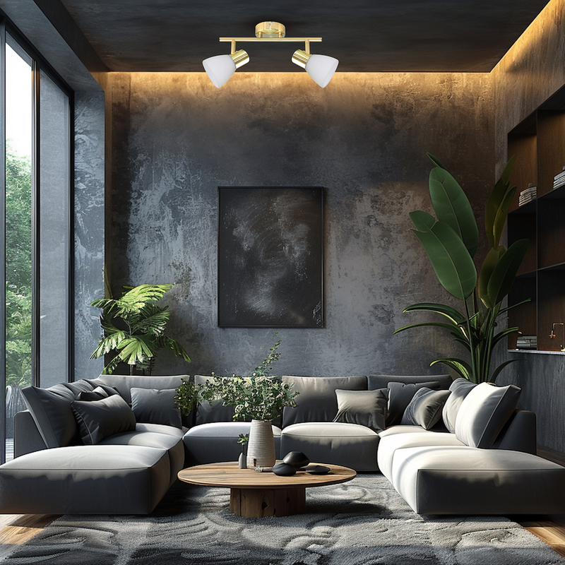 Milagro Jota 2L ceiling lamp E14 H 15cm