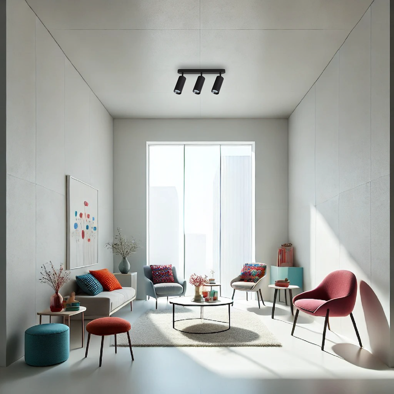 Milagro Mica 3L ceiling lamp GU10 H 19.5cm