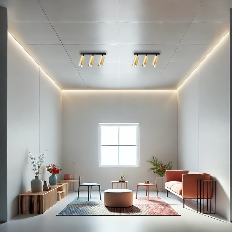 Milagro Mica 3L ceiling lamp GU10 H 19.5cm