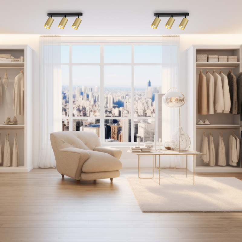 Milagro Pipe Spot 3L ceiling lamp GU10 H 16.5cm