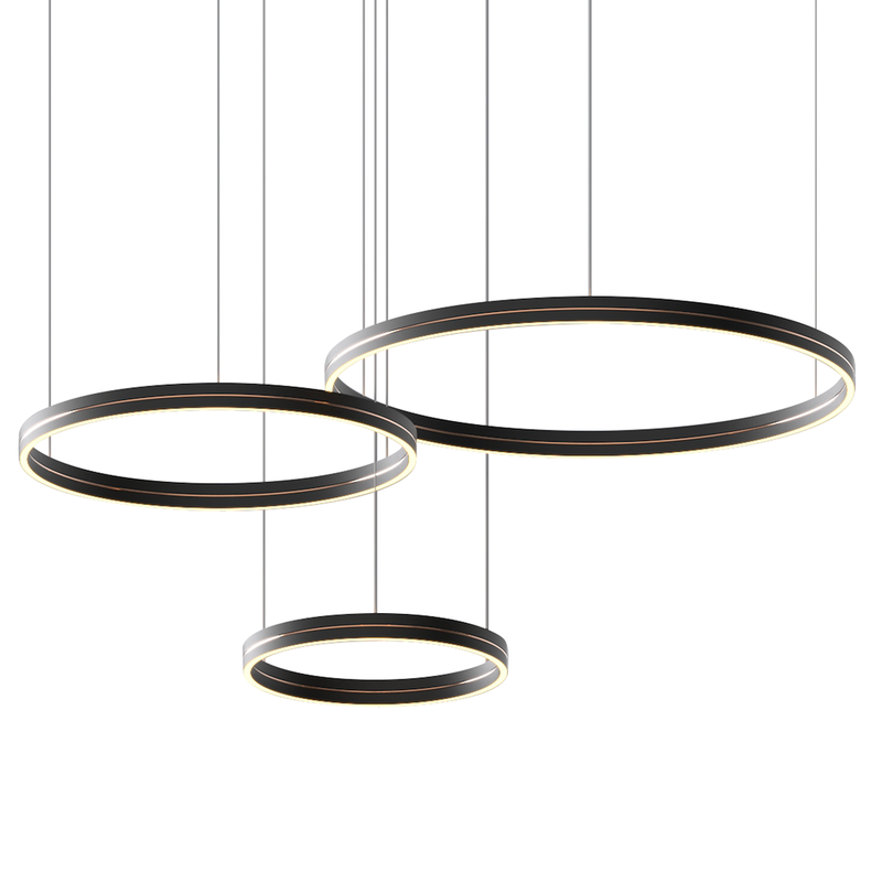 Milagro Gravity 3L pendant lamp LED