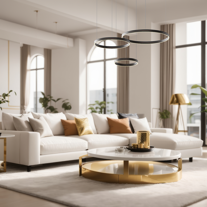 Milagro Gravity 3L pendant lamp LED