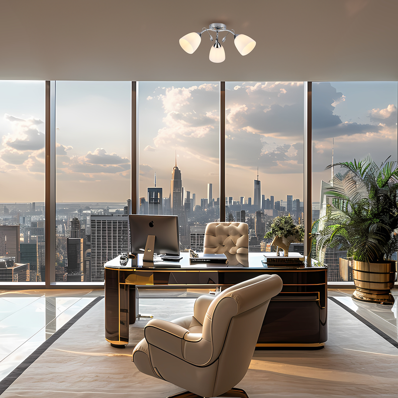 Milagro Pireus 3L ceiling lamp E27 H 22cm