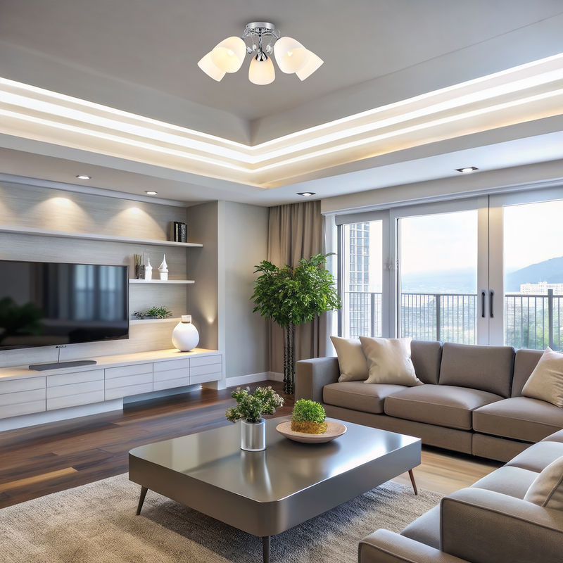 Milagro Pireus 5L ceiling lamp E27 H 22cm