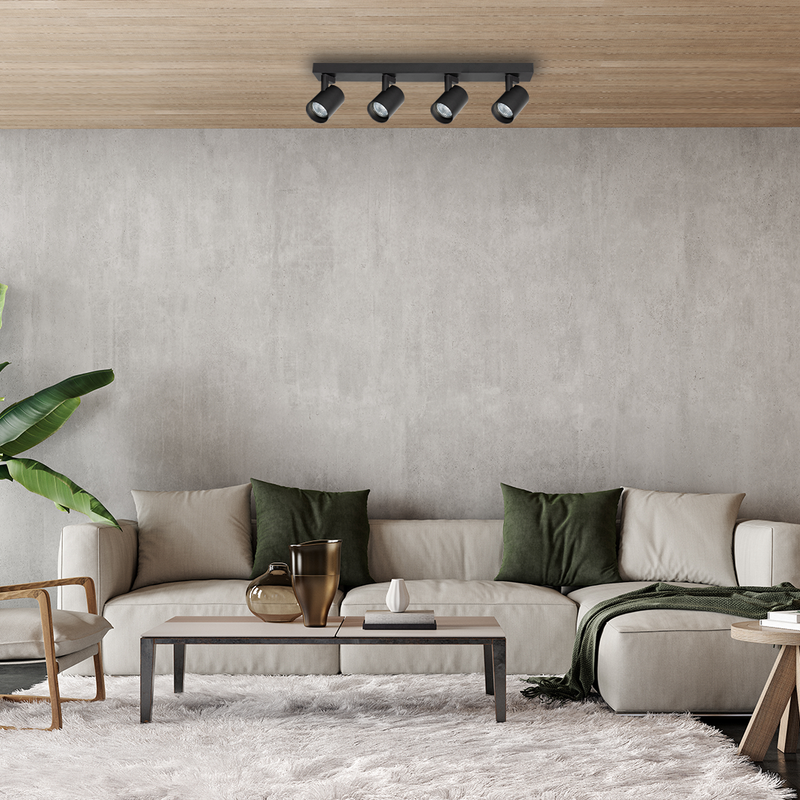 Milagro Volf 4L ceiling lamp GU10 H 13.3cm