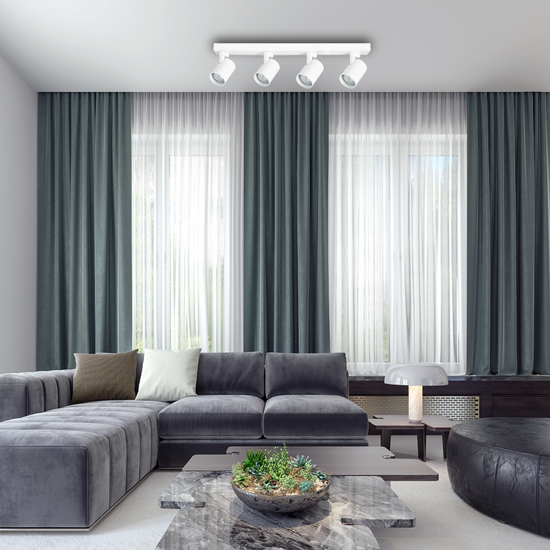 Milagro Volf 4L ceiling lamp GU10 H 13.3cm